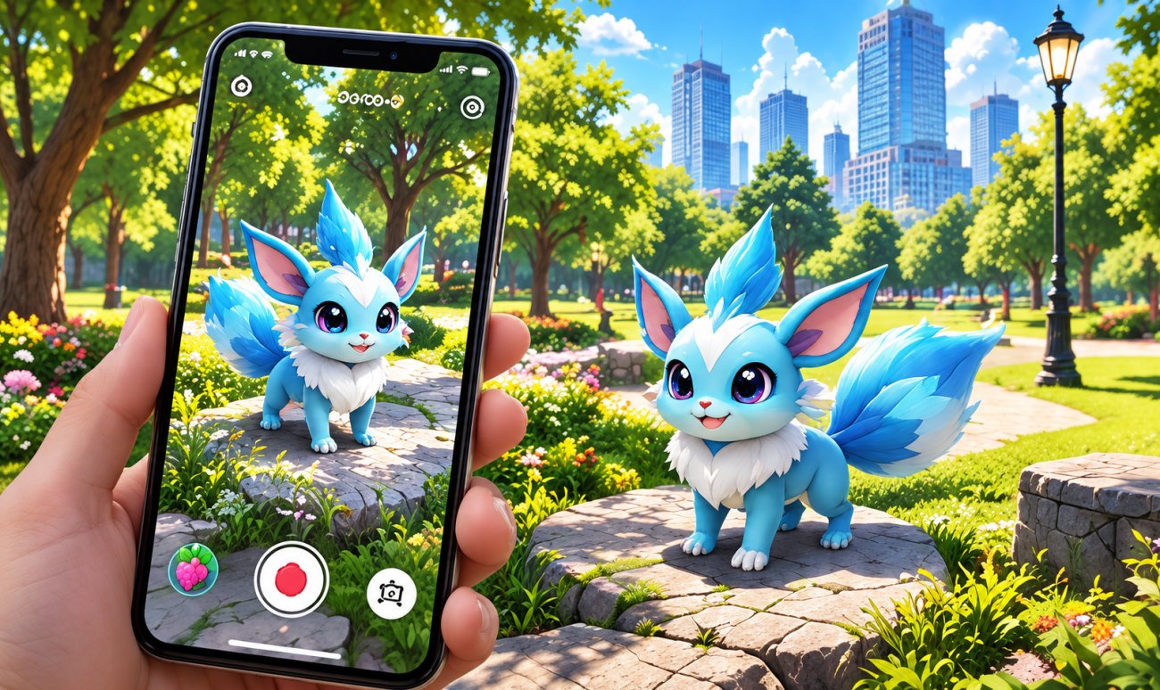 PokeXR augmented reality key art
