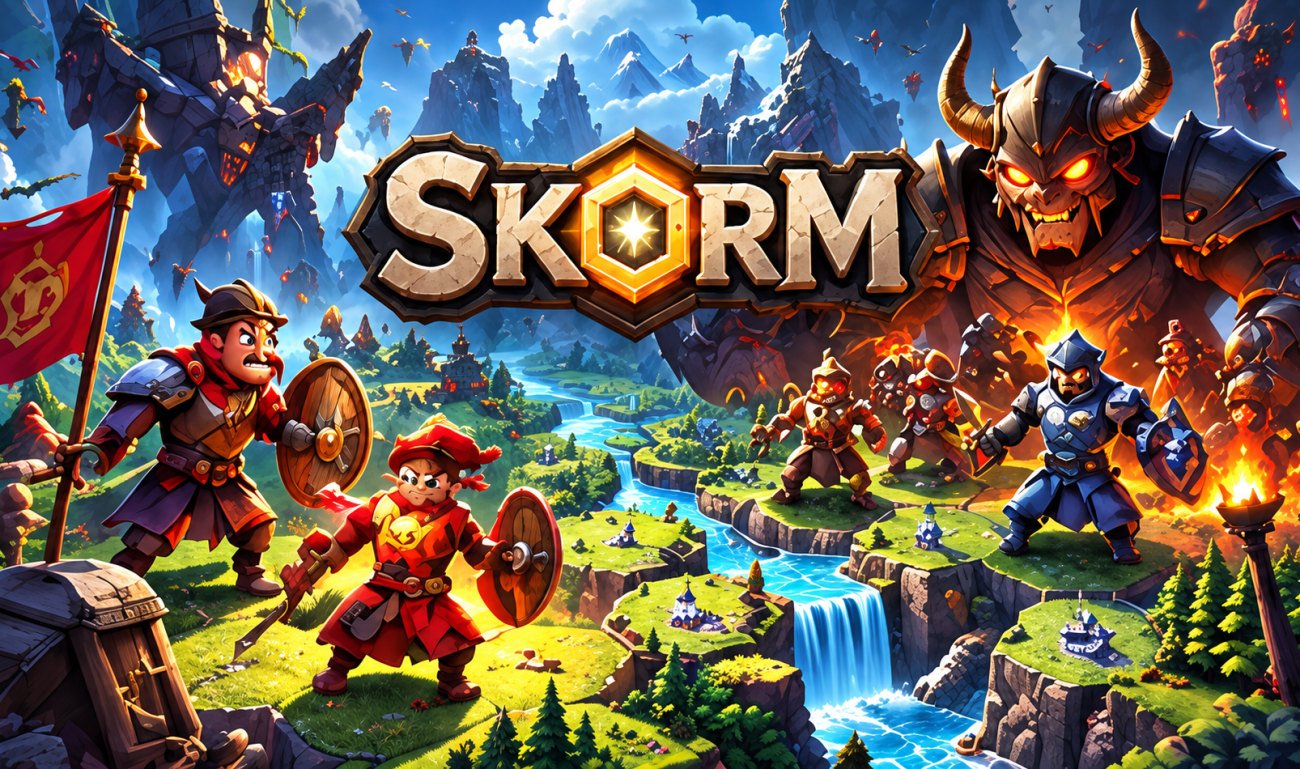 Skorm strategy game key art